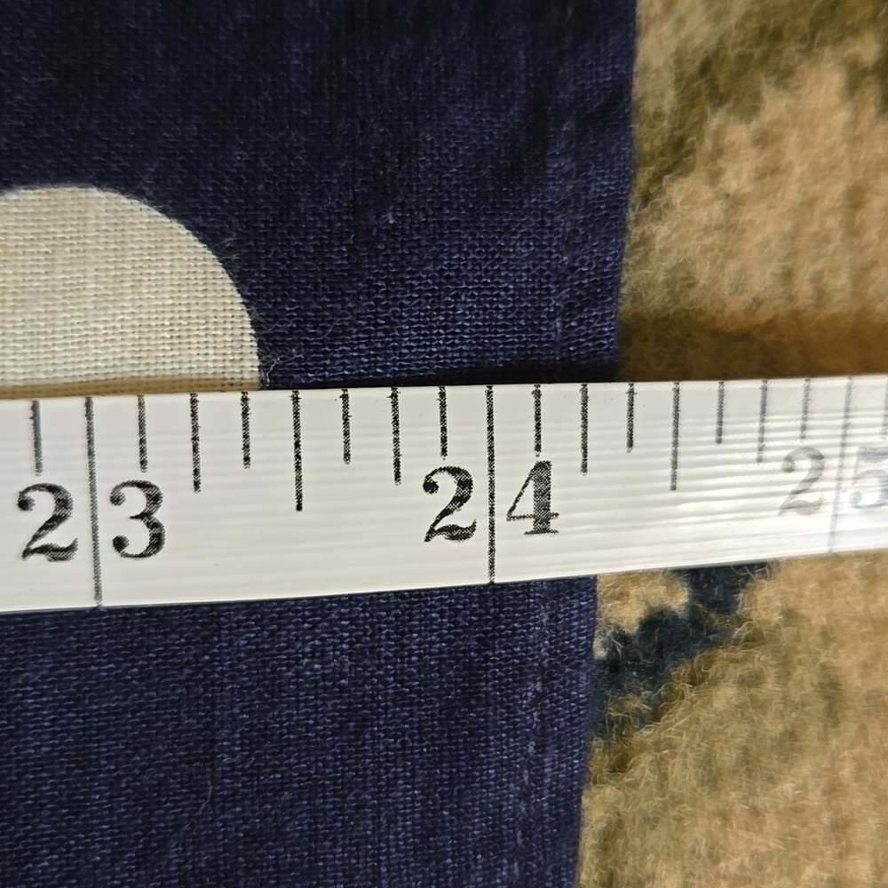 EUC J. Crew Navy/White Dot Blouse Size 10 - Picture 7 of 9
